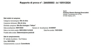 Olio EVO - Olio EVO BIOLOGICO CERTIFICATO - VELTUN - 3LT - 