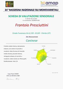 Olio EVO - Olio EVO - Le Rose - 500ml MONOVARIETALE CANINESE